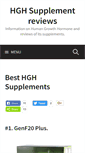 Mobile Screenshot of hghsupplements-reviews.com